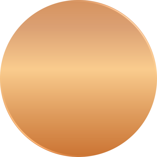 Bronze Circle Button