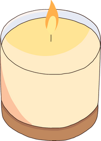 Manhwa Inspired Study Candle